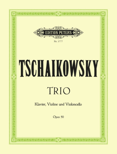 Book cover of: Piano Trio in A minor Op.50 'Rubinstein'