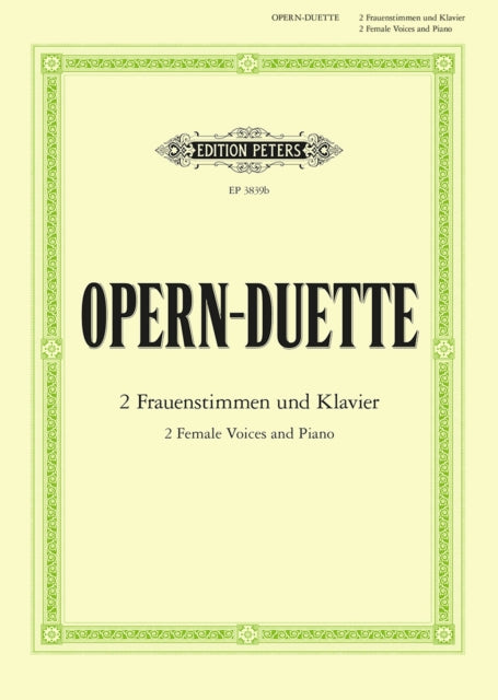 Book cover of: 12 Opera Duets for 2 Female Voices