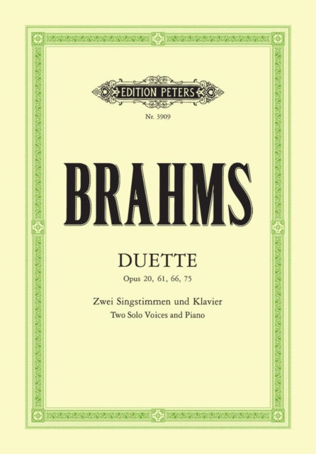 Book cover of: Duette fur Sopran, Alt und Klavier