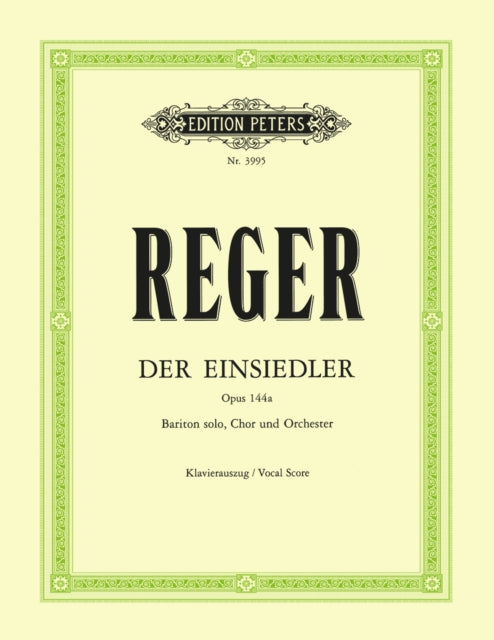 Book cover of: Der Einsiedler/Hermit Op.144a
