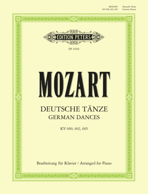 Book cover of: German Dances