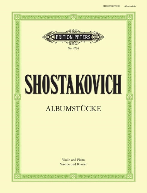 Book cover of: Album Pieces for Violin and Piano
