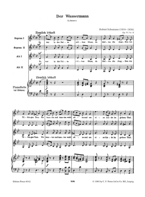 Book cover of: Der Wassermann for female chorus & piano