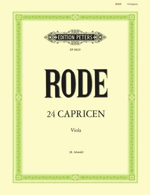 Book cover of: 24 Caprices