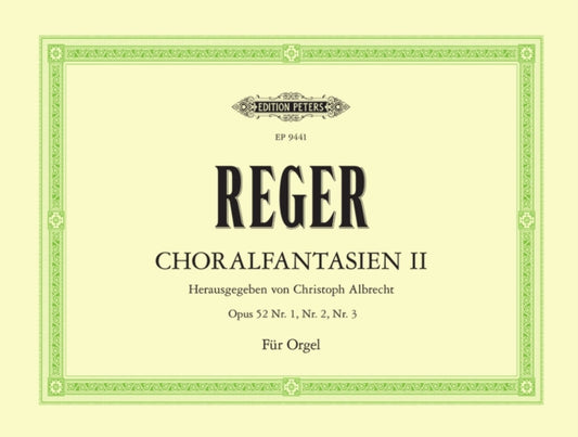 Book cover of: Choral Fantasies Op.52 Nos.1, 2 & 3