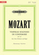 Book cover of: Vesperae solennes de Confessore K.339 (Vocal Score)