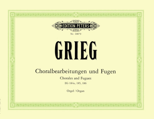 Book cover of: Chorales and Fugues for organ