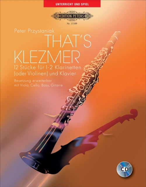 Book cover of: That's Klezmer for clarinet(s) & piano