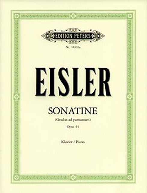 Book cover of: Sonatina (Gradus ad parnassum) Op. 44