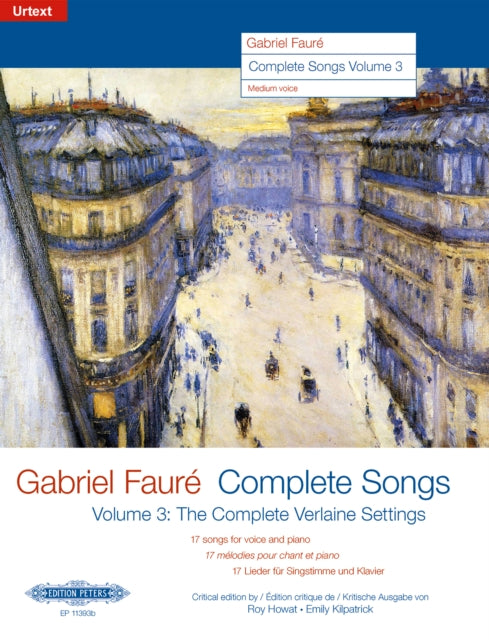 Book cover of: Complete Songs Volume 3: The Complete Verlaine Settings (Medium Voice)