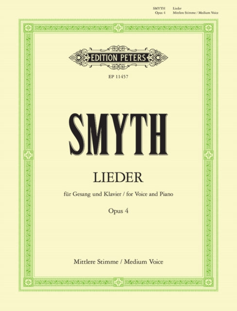 Book cover of: Lieder Opus 4