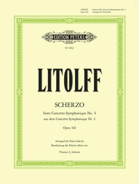 Book cover of: Scherzo from Concerto Symphonique No. 4 Op.102