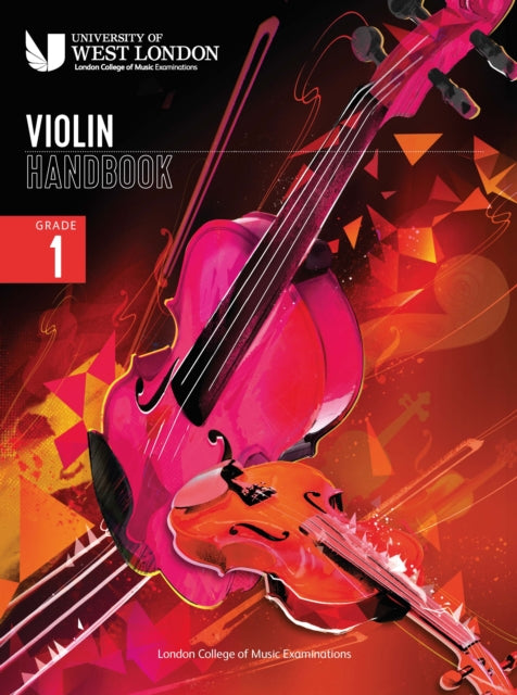Book cover of: London College of Music Violin Handbook 2021: Grade 1