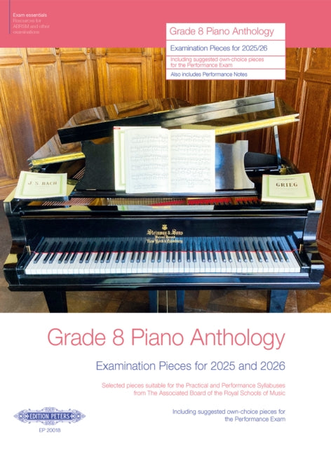 Book cover of: Grade 8 Piano Anthology 2025-2026