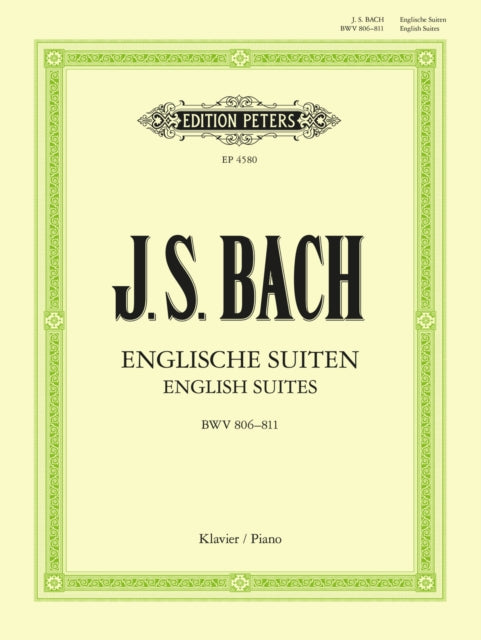 Book cover of: English Suites BWV 806-811