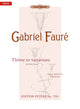 Book cover of: Theme et variations