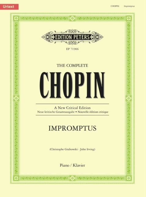 Book cover of: Complete Chopin: Impromptus