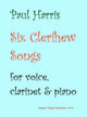 Book cover of: Six Clerihew Songs