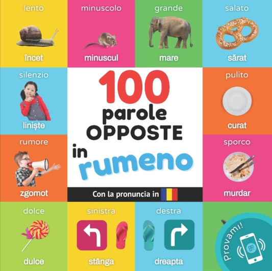 Book cover of: 100 parole opposte in rumeno