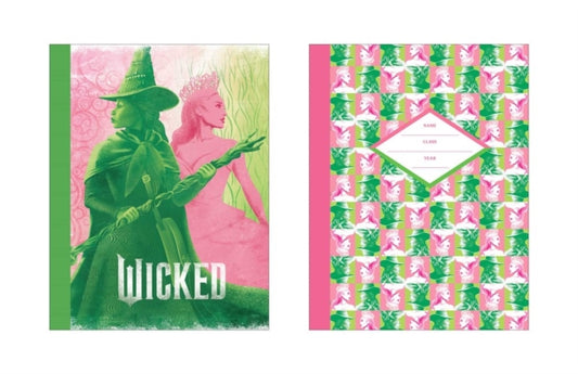 Wicked Pink & Green Composition Notebook Set (Set of 2) 9798337400259 Insight Insight Editions