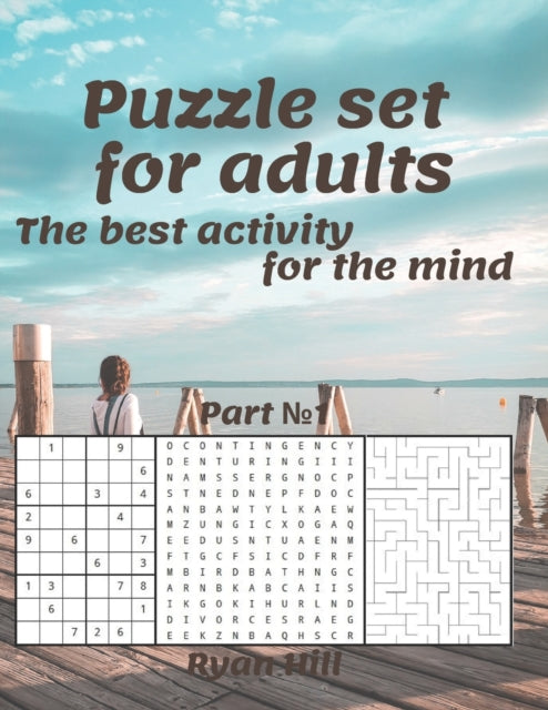 Book cover of: Puzzle set for adults. By: Ryan Hill