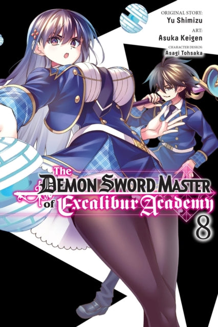 Book cover of: Demon Sword Master of Excalibur Academy, Vol. 8 (manga)