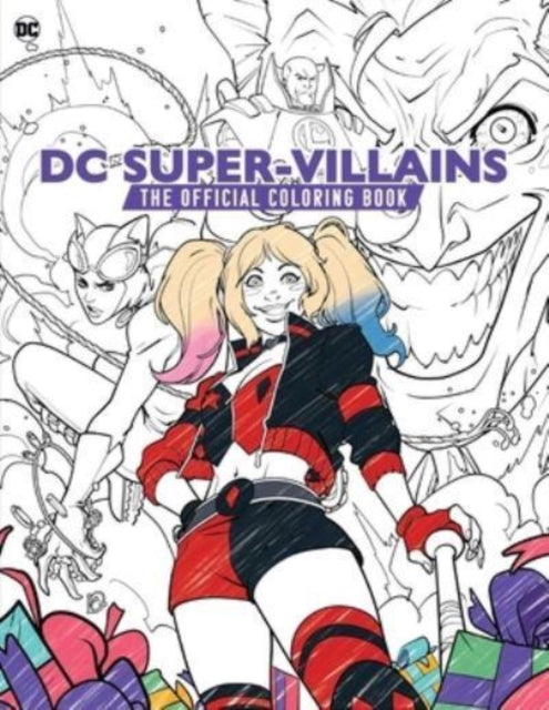 Book cover of: DC Super-Villains: The Official Coloring Book