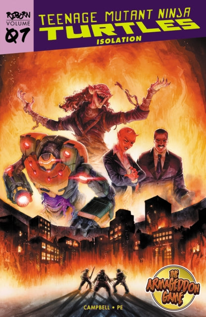 Book cover of: Teenage Mutant Ninja Turtles: Reborn, Vol. 7 - Isolation. By: Sophie Campbell