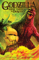 Book cover of: Godzilla: Here There Be Dragons. By: Frank Tieri