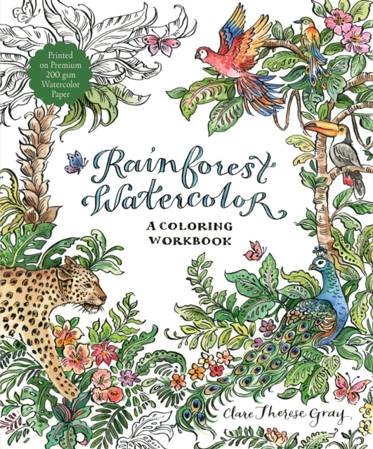 Book cover of: Rainforest Watercolor