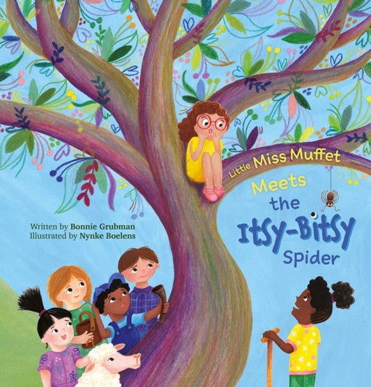 Book cover of: Little Miss Muffet Meets the Itsy-Bitsy Spider. By: Bonnie Grubman