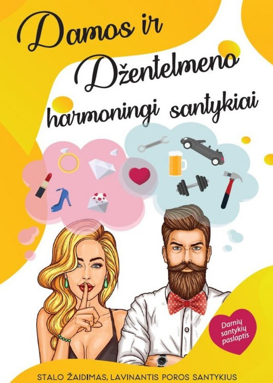 Stalo žaidimas „Damos ir Džentelmeno harmoningi santykiai“